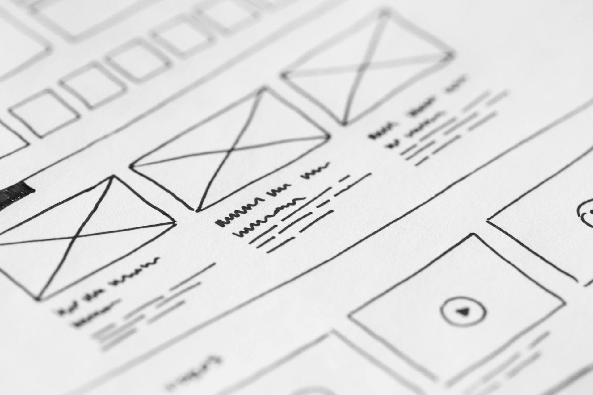 Sketch for new website